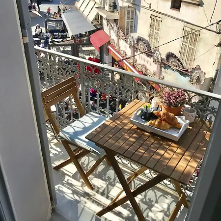 Balcony In Heart Of Old Antibes, Ac, View Apartment Antibes