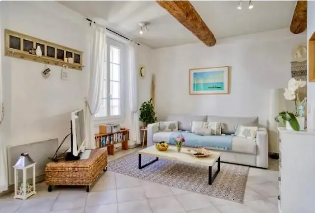 Apartment Balcony In Heart Of Old Antibes, Ac, View